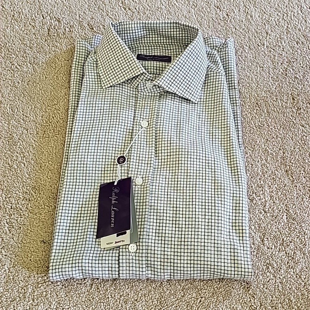 Ralph lauren purple label button down shirt